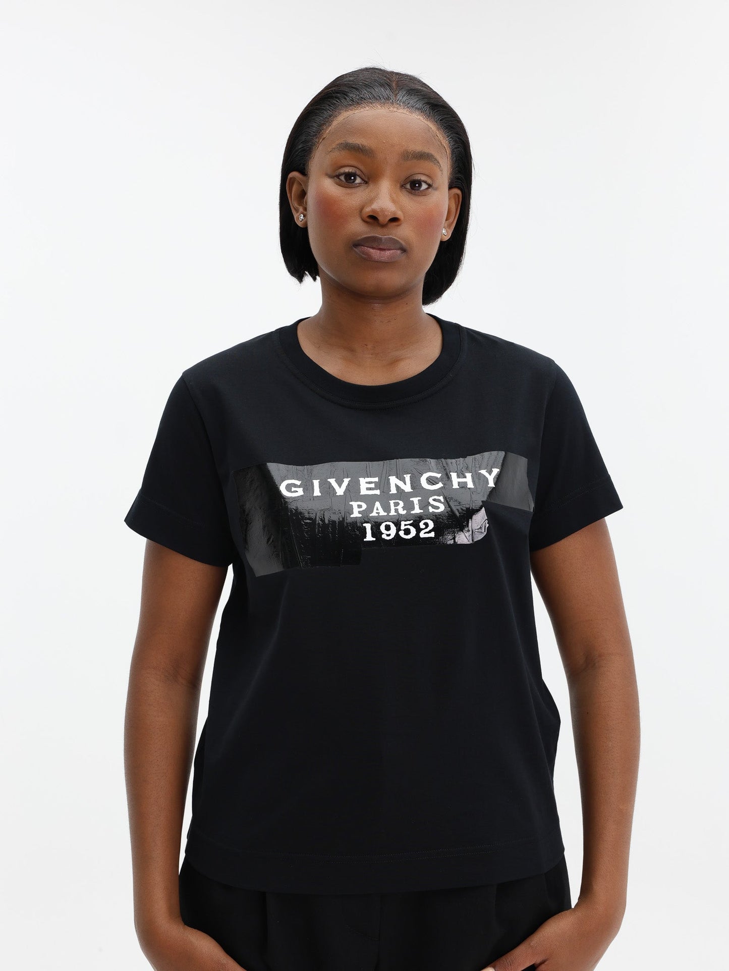 Givenchy T-Shirt Tape Print Black