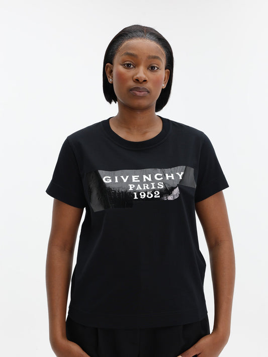 Givenchy T-Shirt Tape Print Black