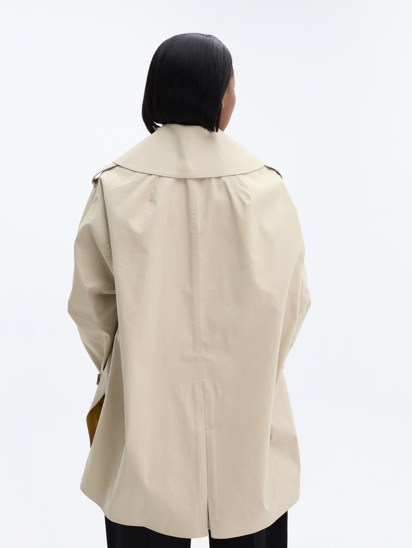 Givenchy Cocoon Short Trench Beige/Mustard