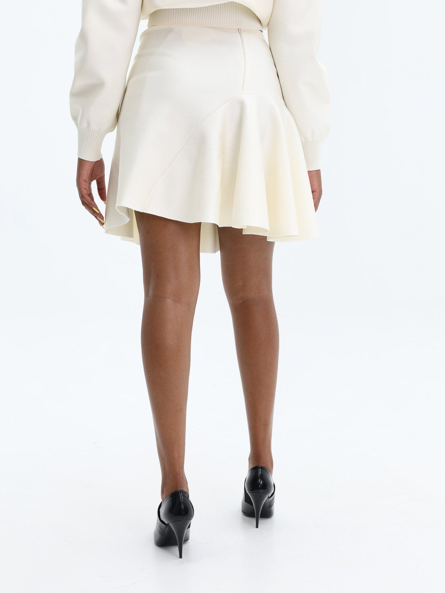 Givenchy Flared Mini Skirt Ivory