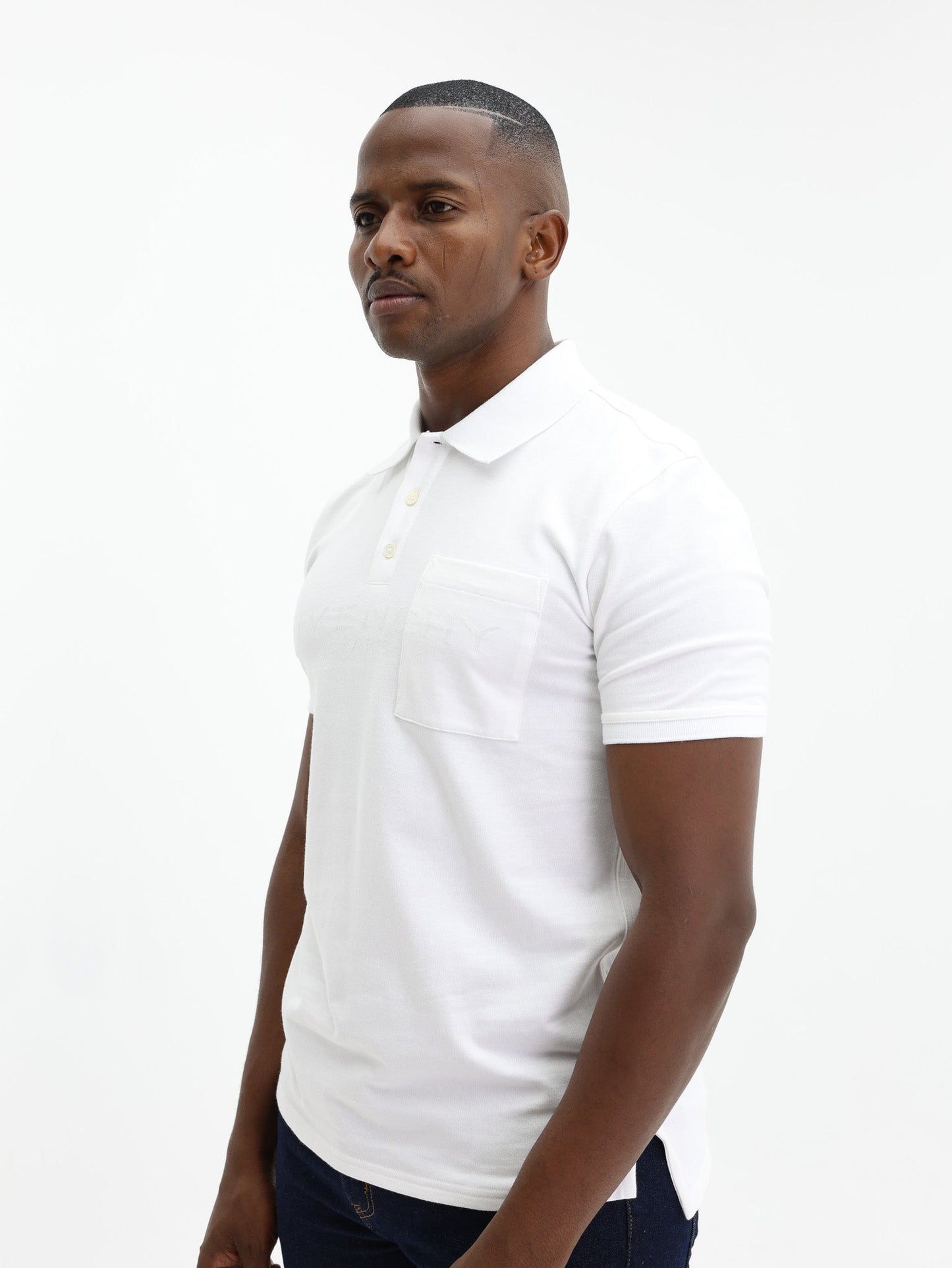 Givenchy Polo Jacquard White