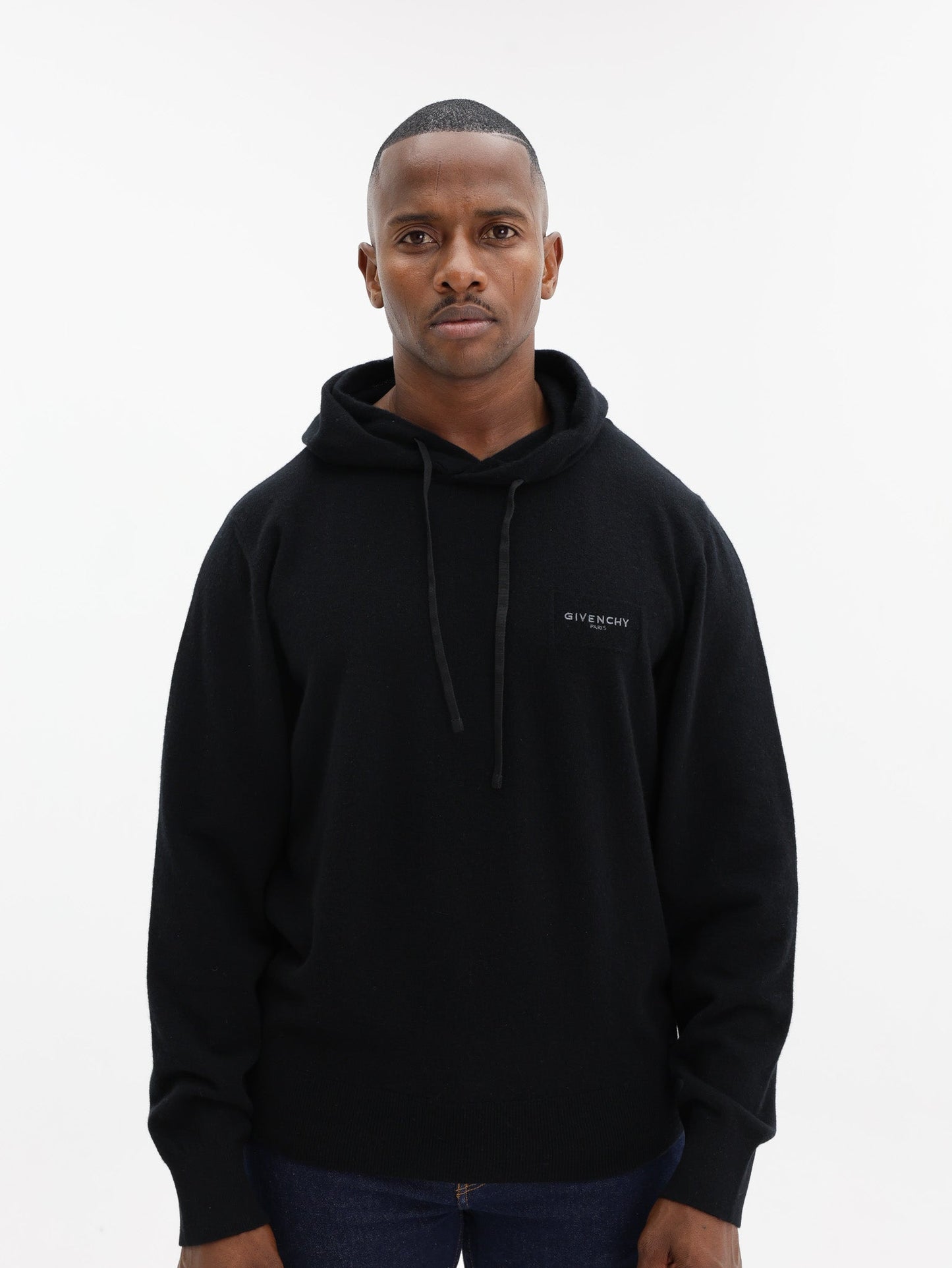 Givenchy Couture Seam Hoodie Black