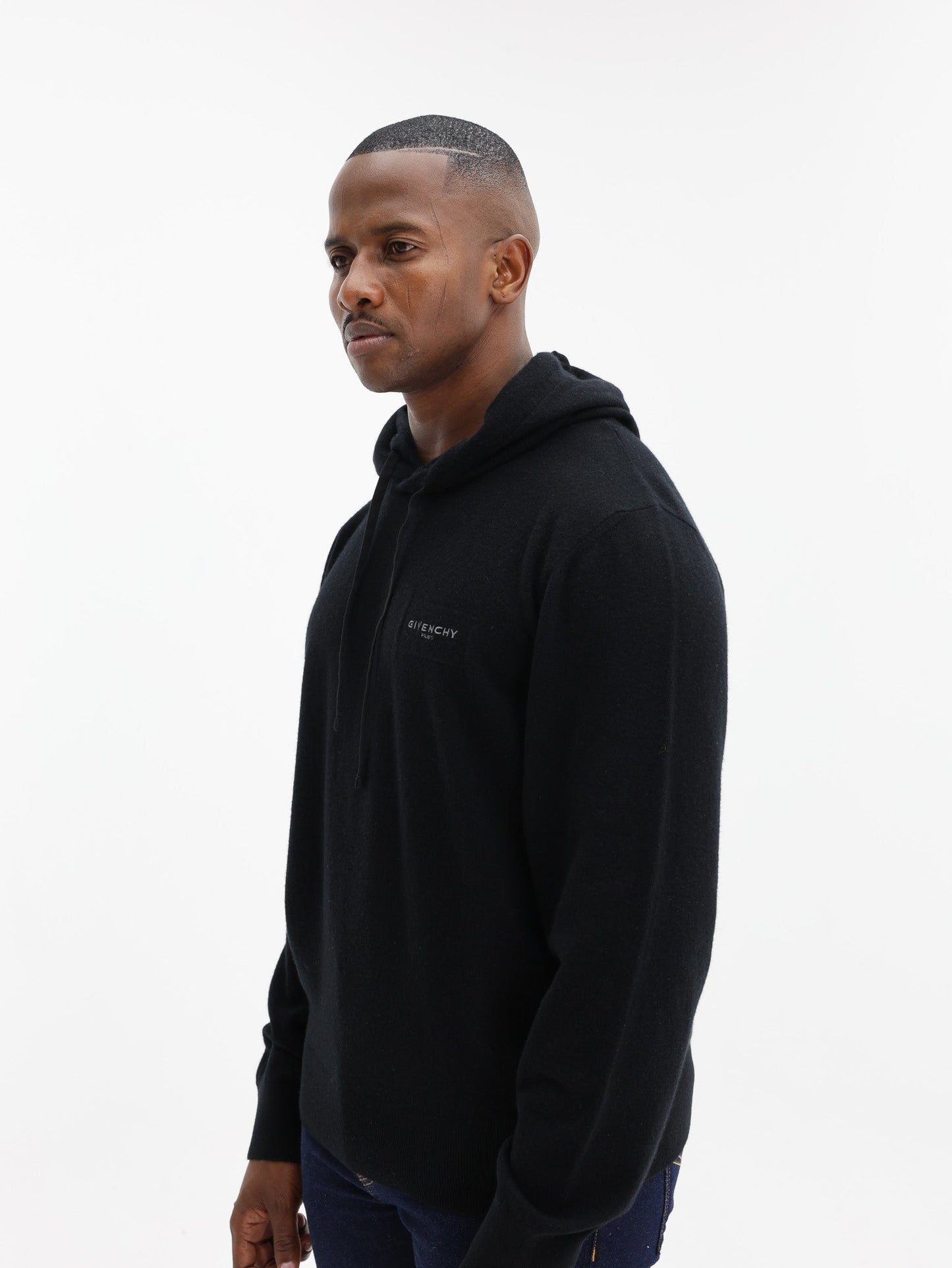 Givenchy Couture Seam Hoodie Black