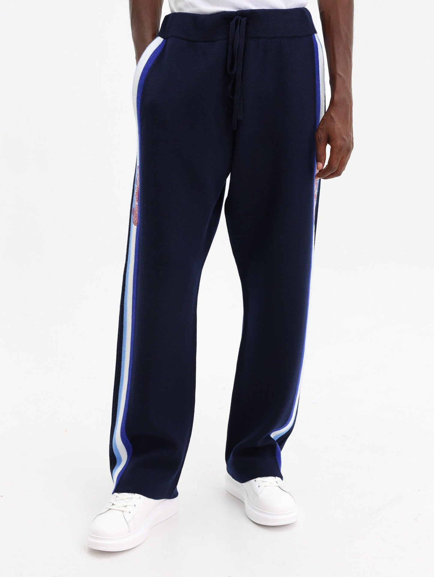Drole Sweatpants Le Pantalon Maille Drole Navy
