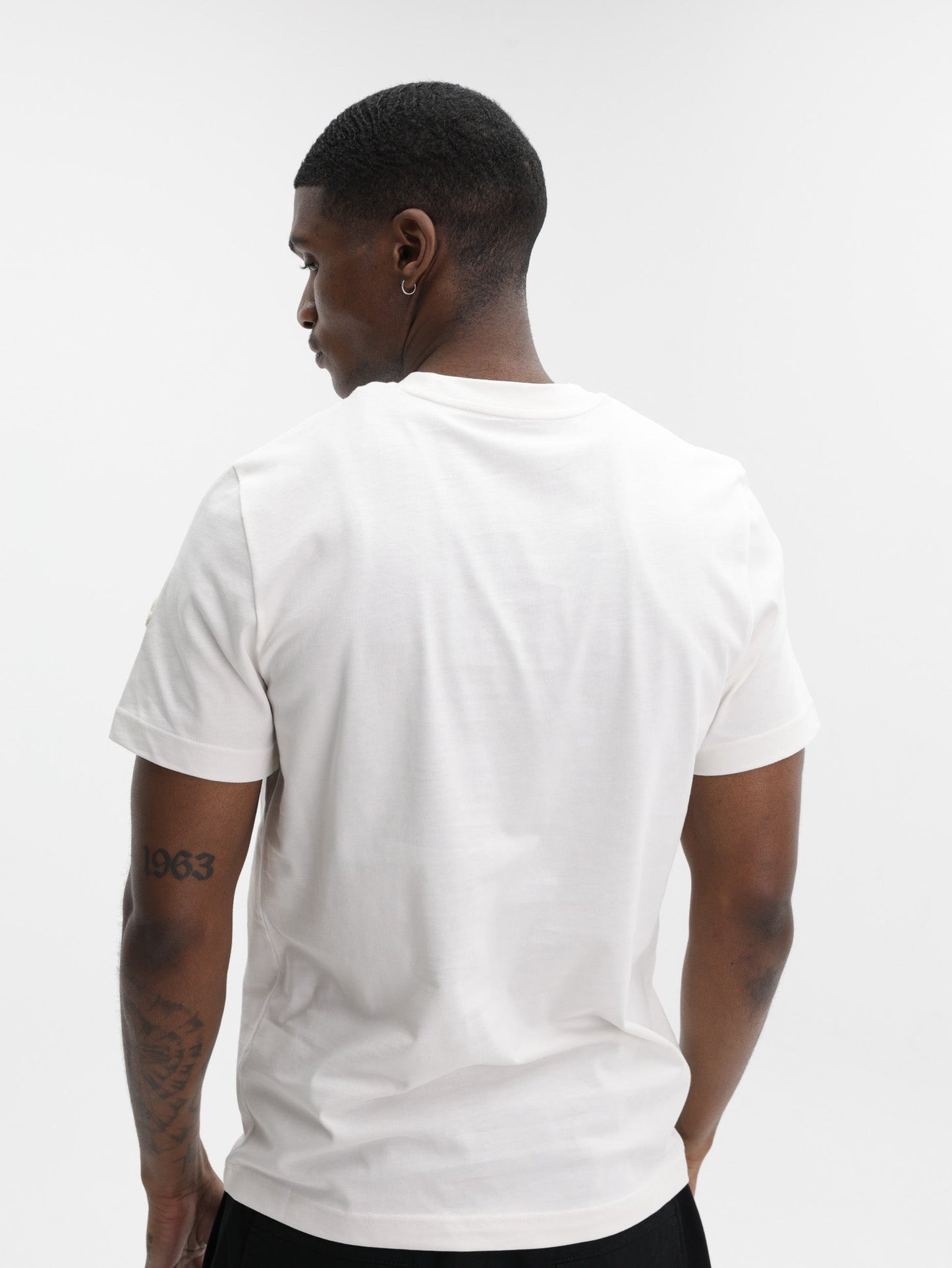 Moncler Shirt Logo White