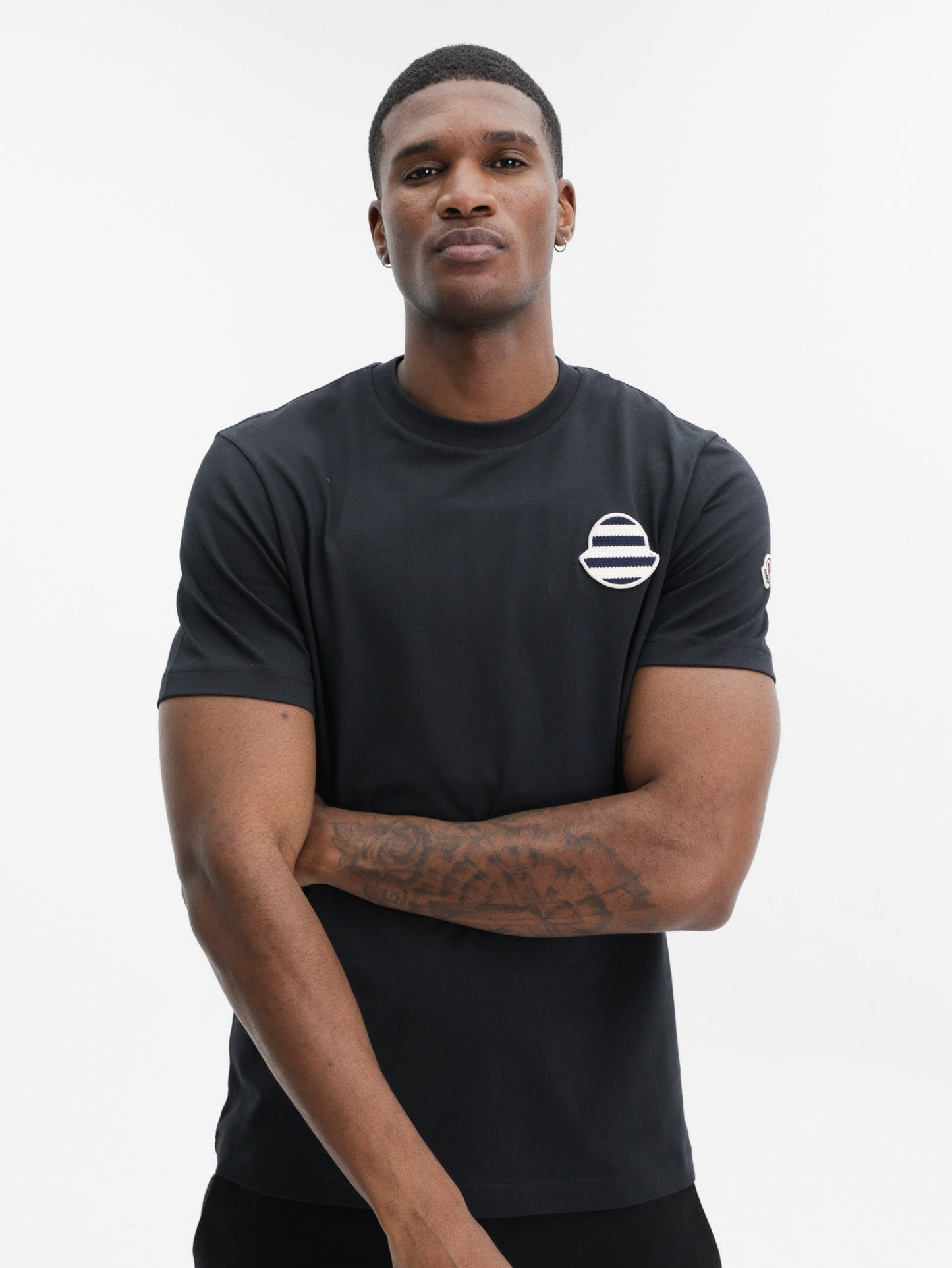 Moncler Shirt Logo Black