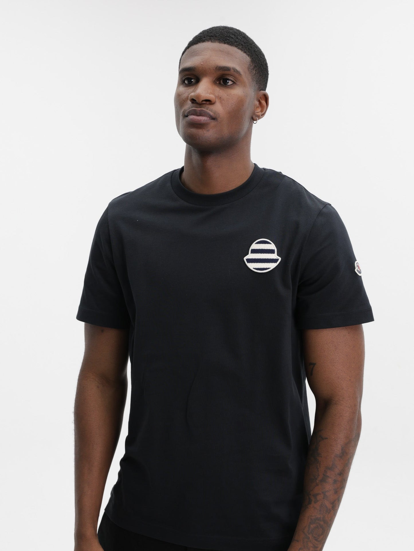 Moncler Shirt Logo Black