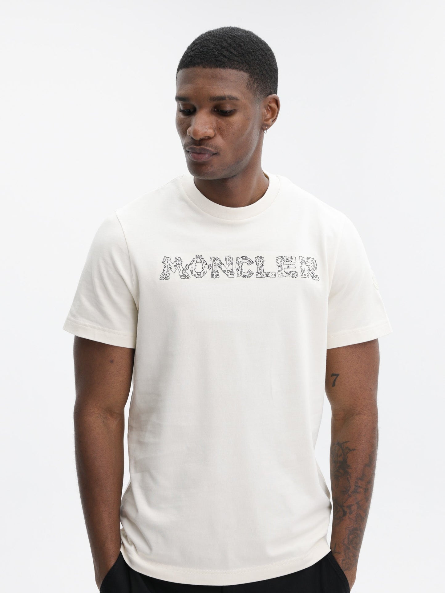 Moncler T-Shirt SS Beige