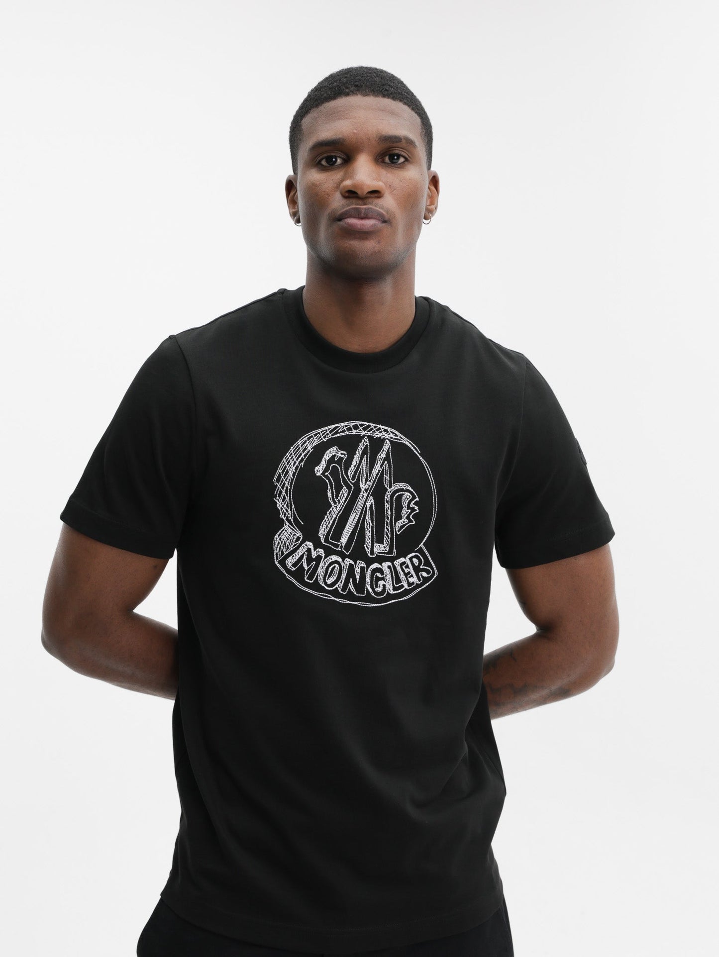 Moncler T-Shirt SS Black