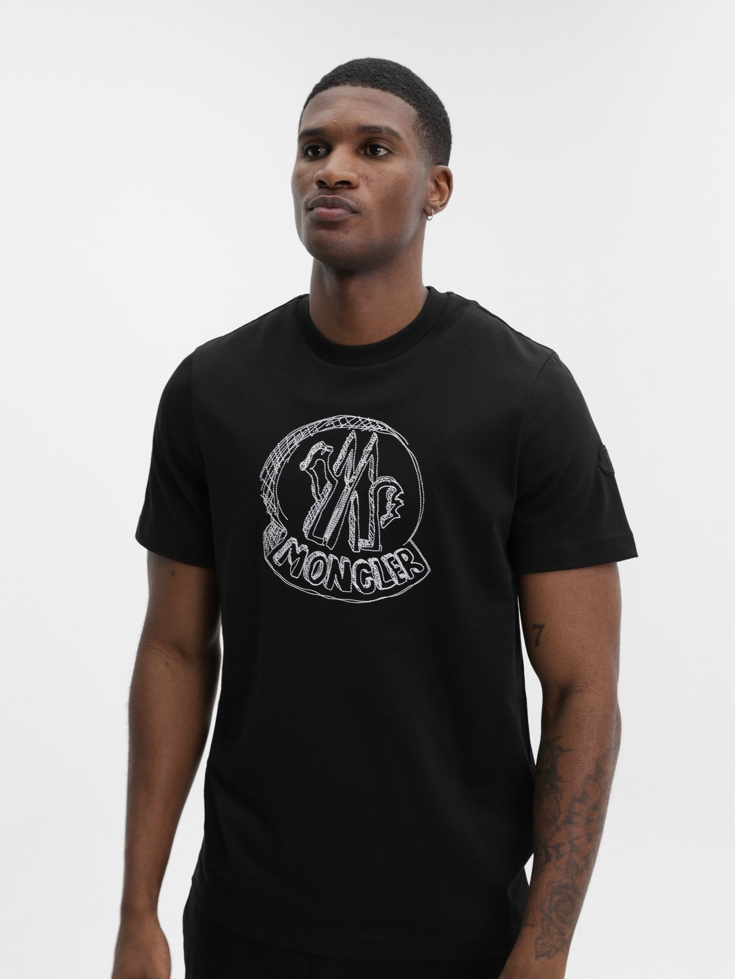 Moncler T-Shirt SS Black