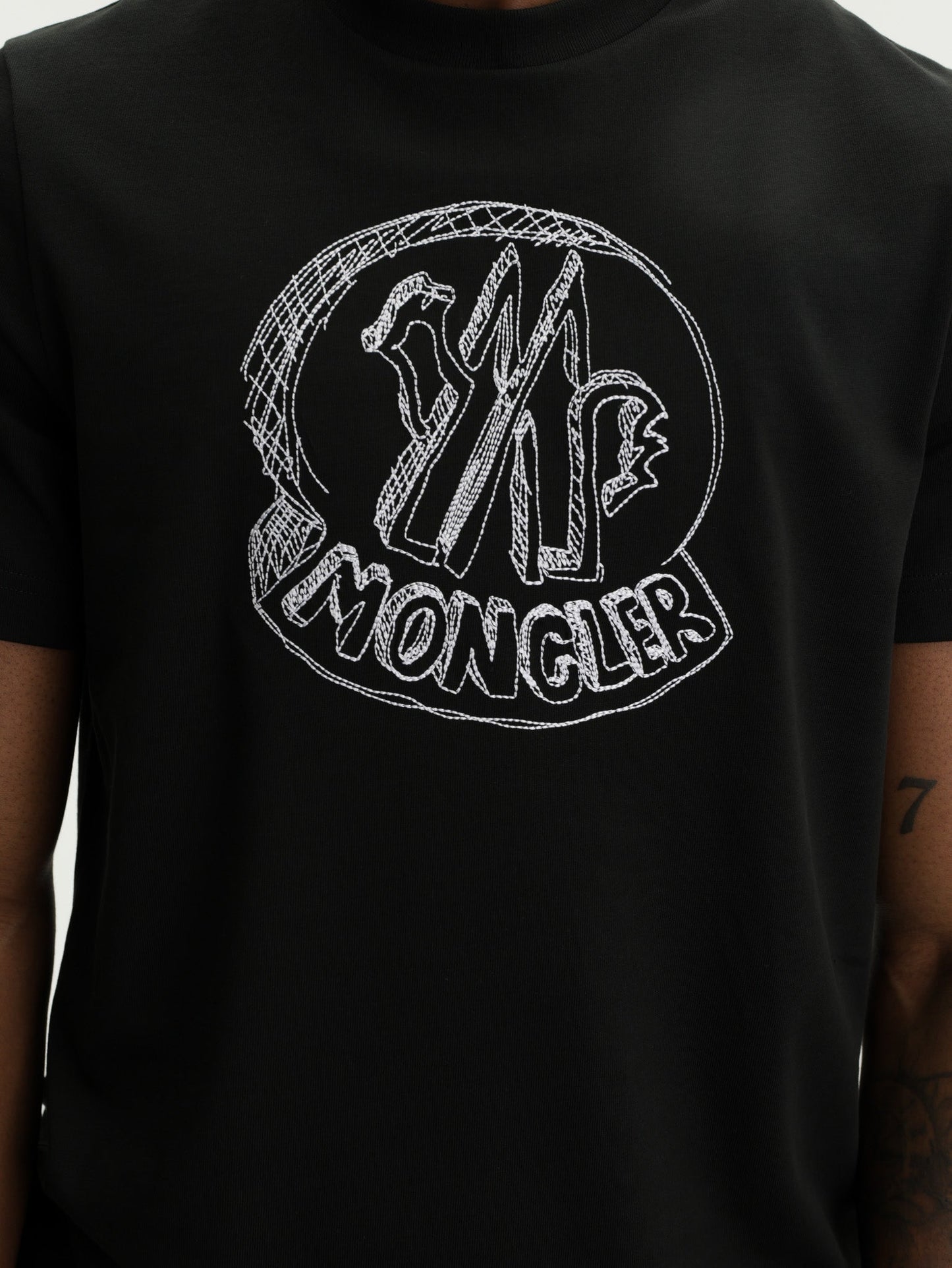 Moncler T-Shirt SS Black