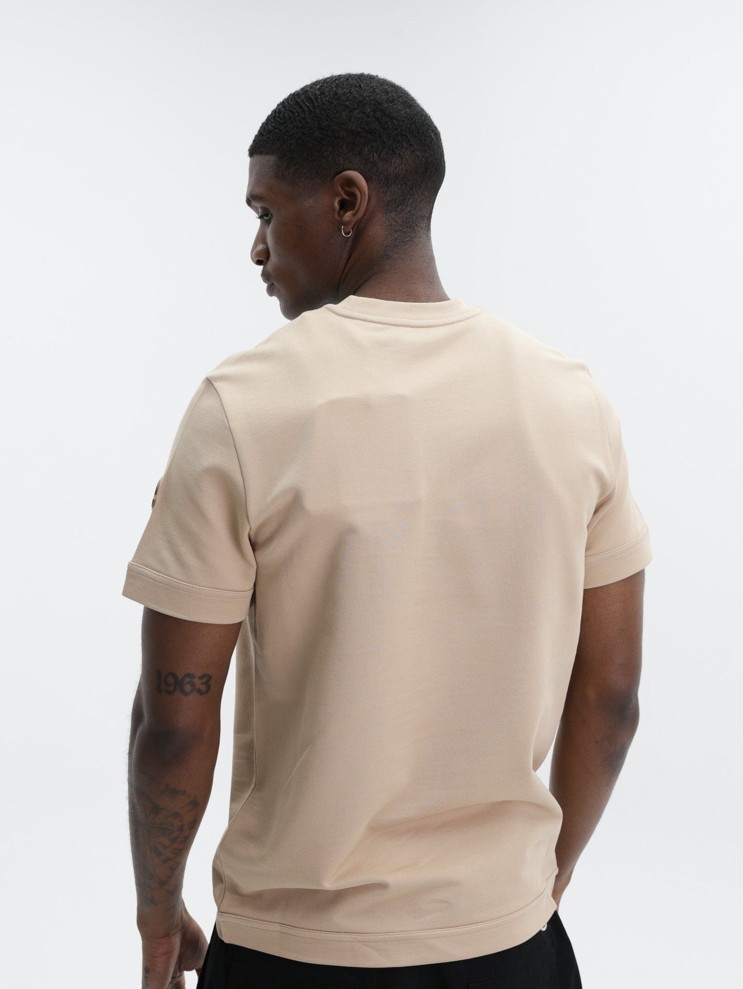 Moncler T-Shirt SS Light Brown