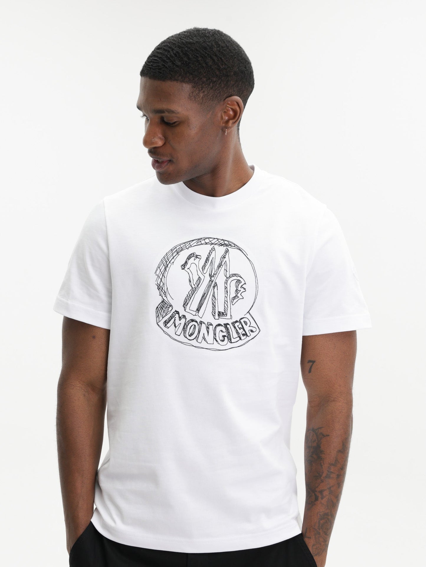 Moncler T-Shirt SS White