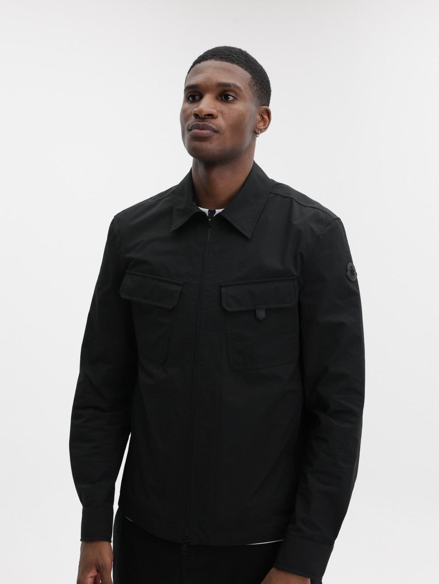 Moncler Shirt Zip Black
