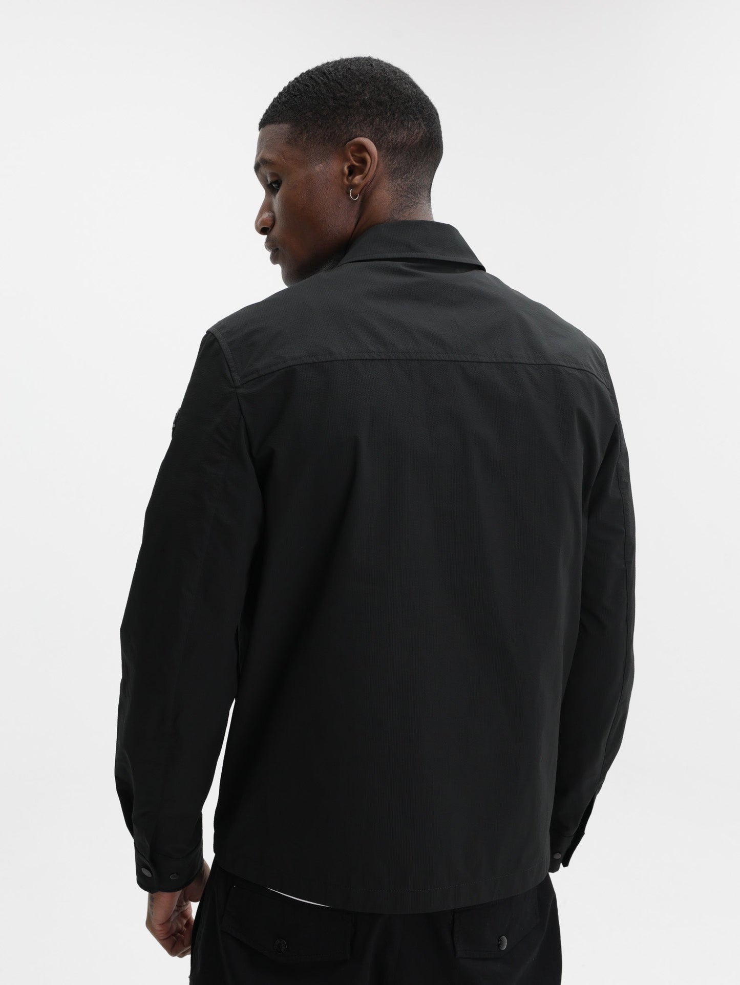 Moncler Shirt Zip Black