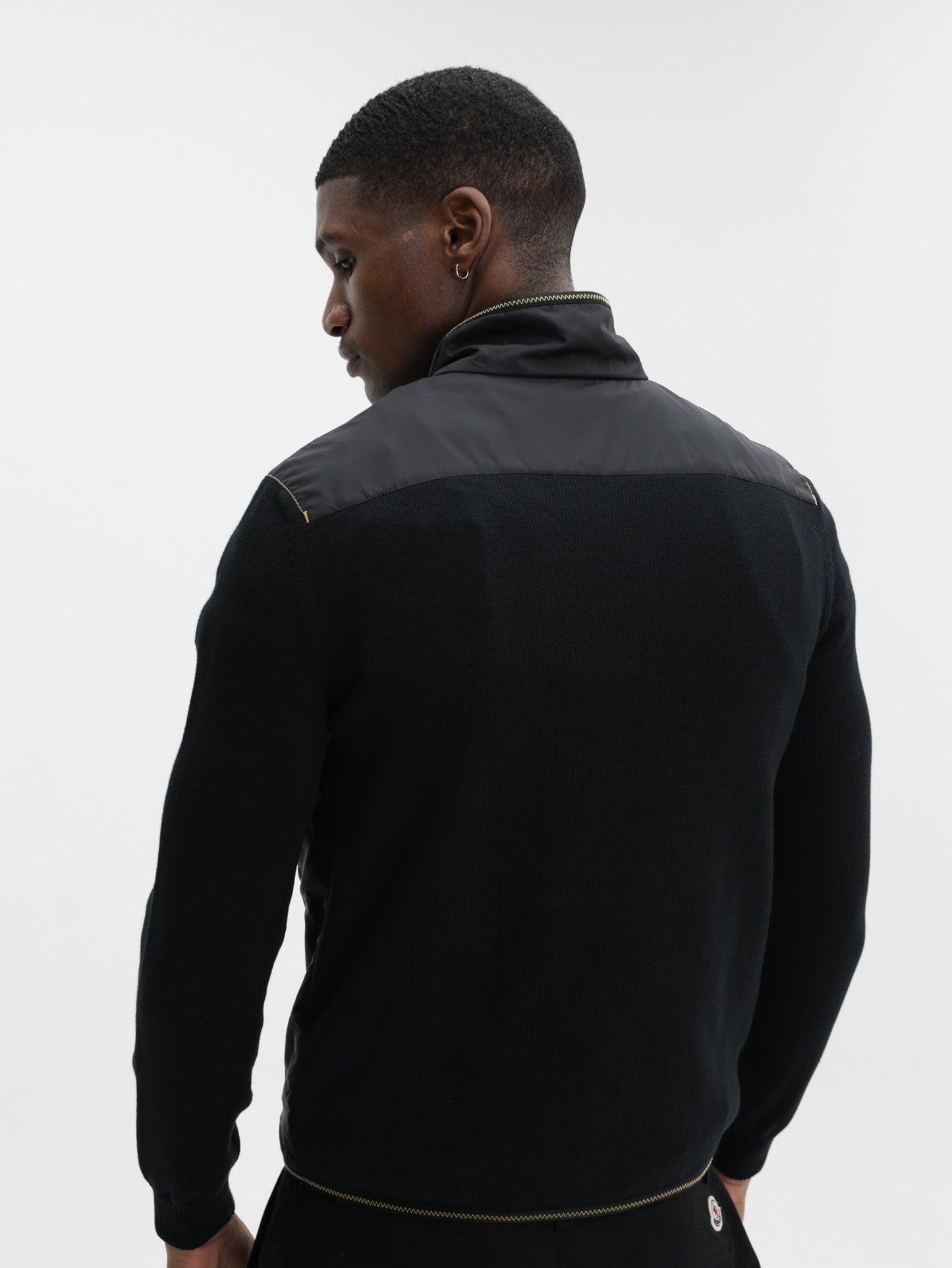 Moncler Cardigan Logo Black