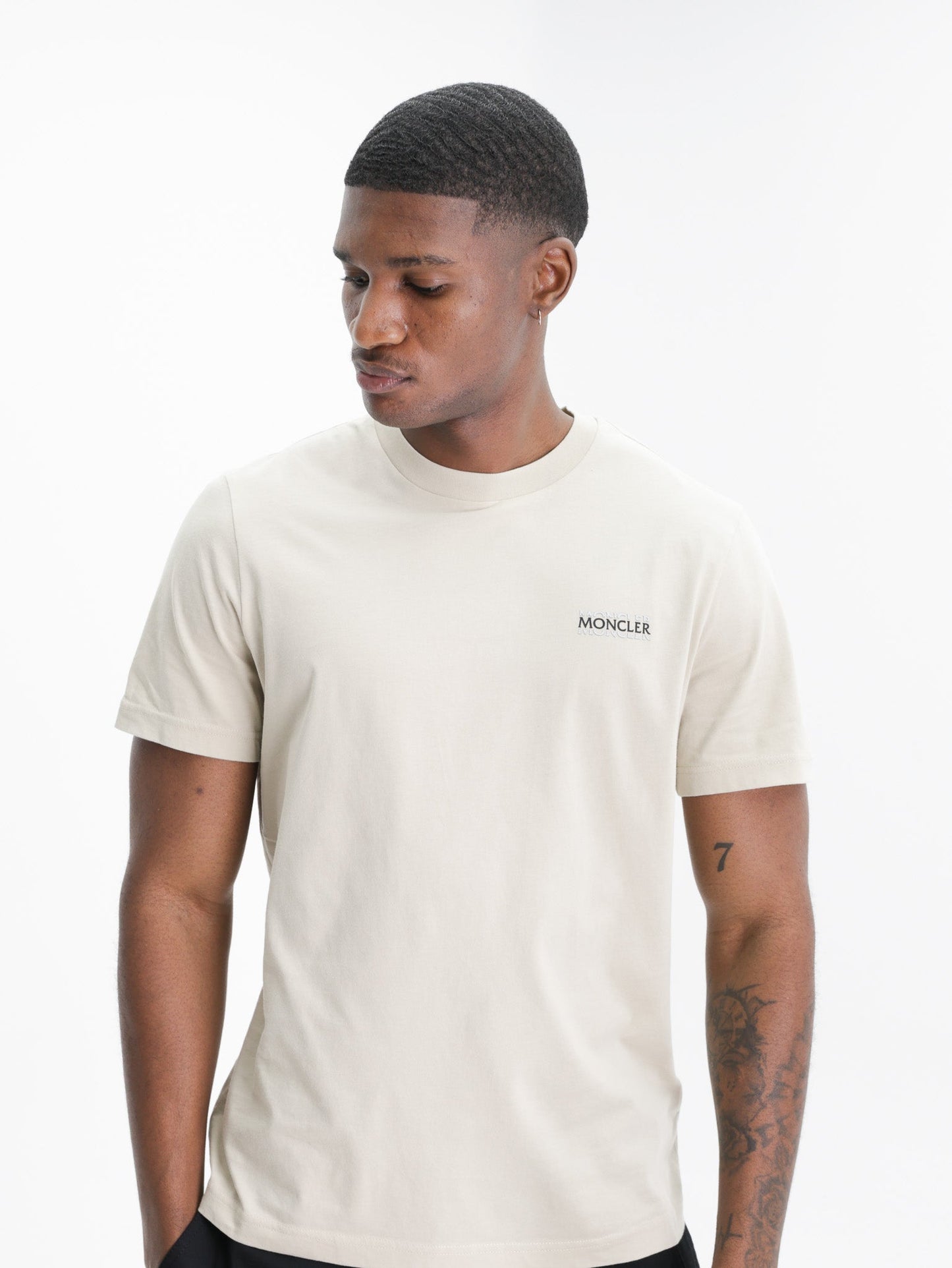 Moncler T-Shirt SS Light Beige