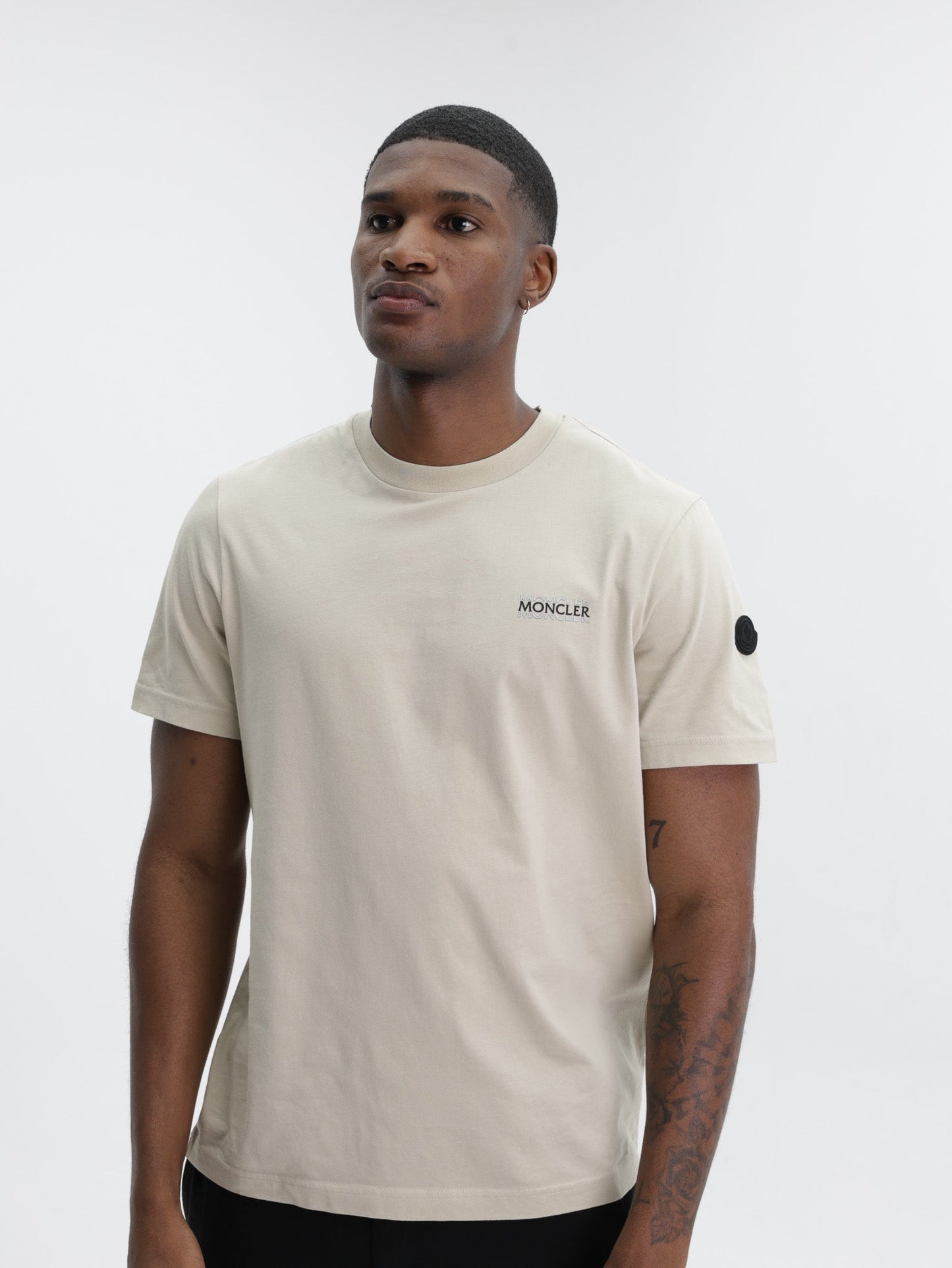 Moncler T-Shirt SS Light Beige