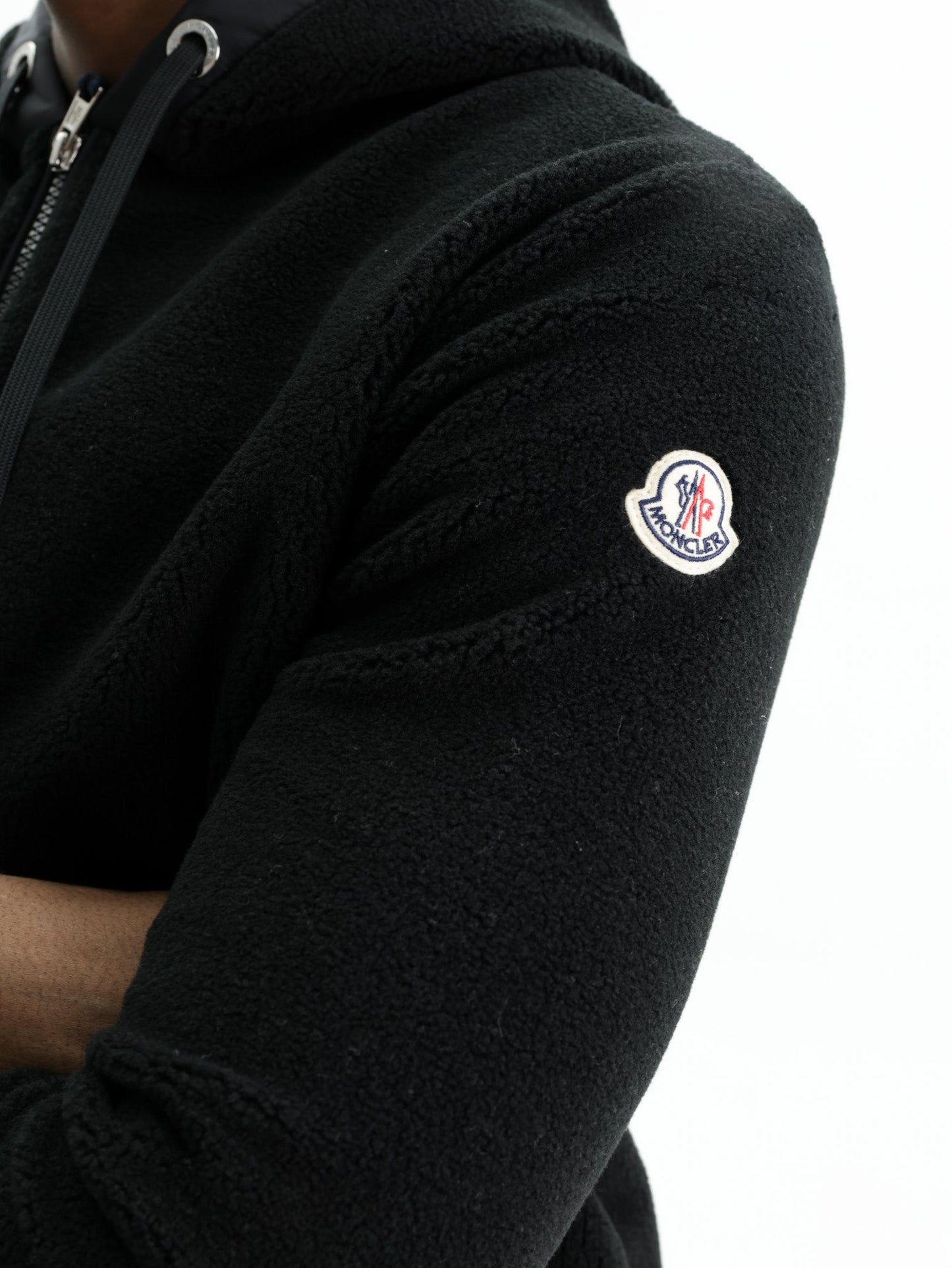 Moncler Cardigan Zip Up Black