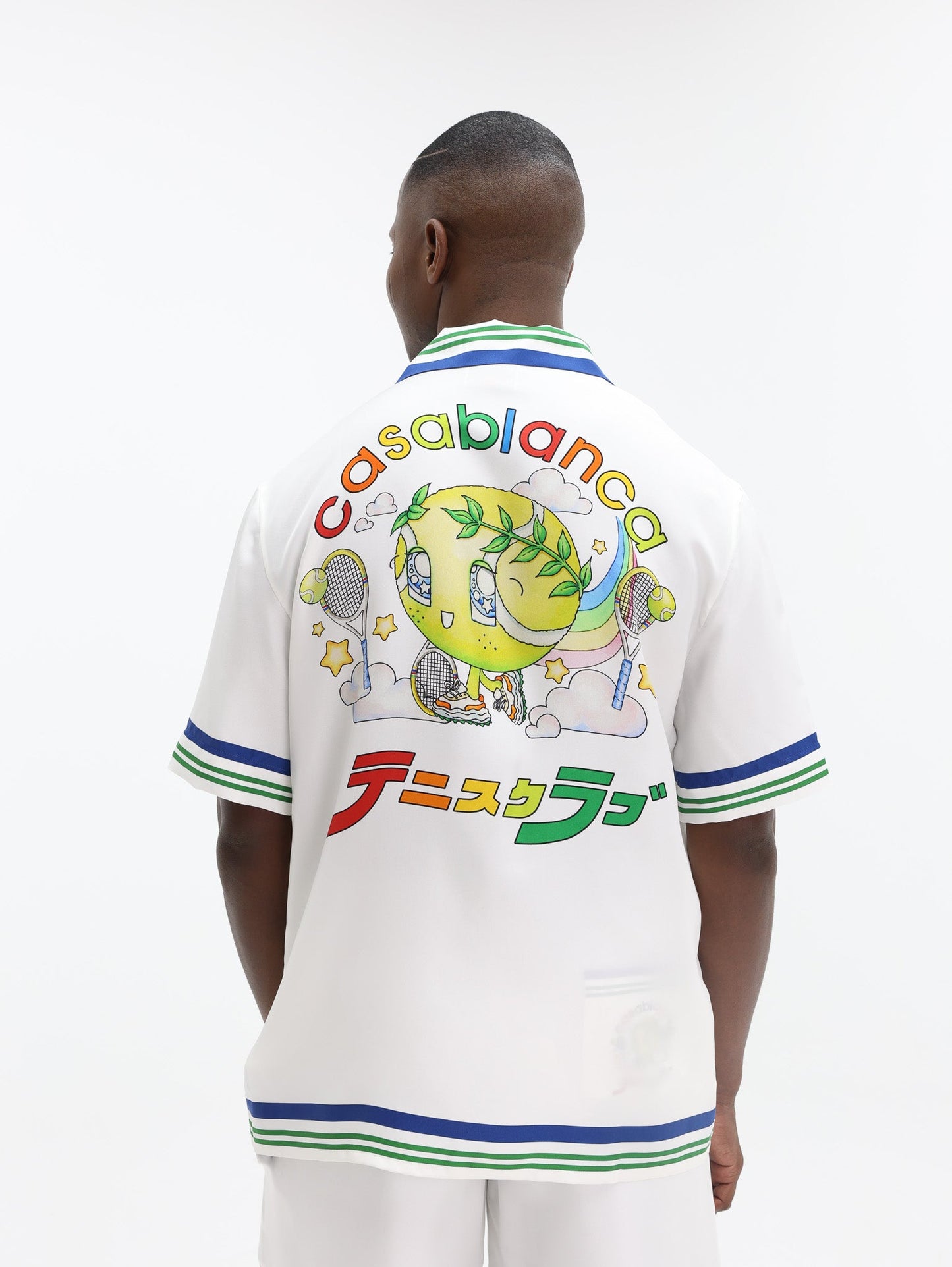 Casablanca Shirt Tennis Mascot Ss White