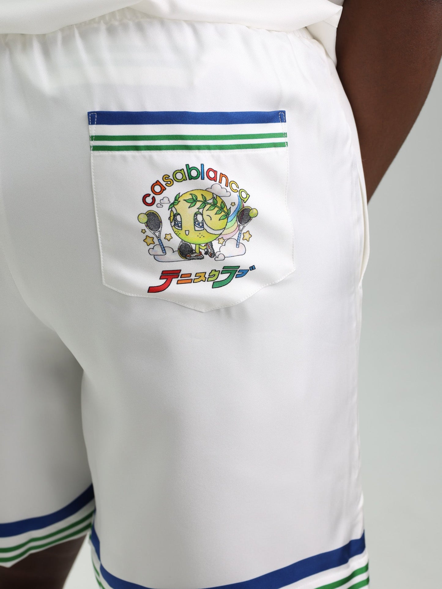 Casablanca Shorts Tennis Club White