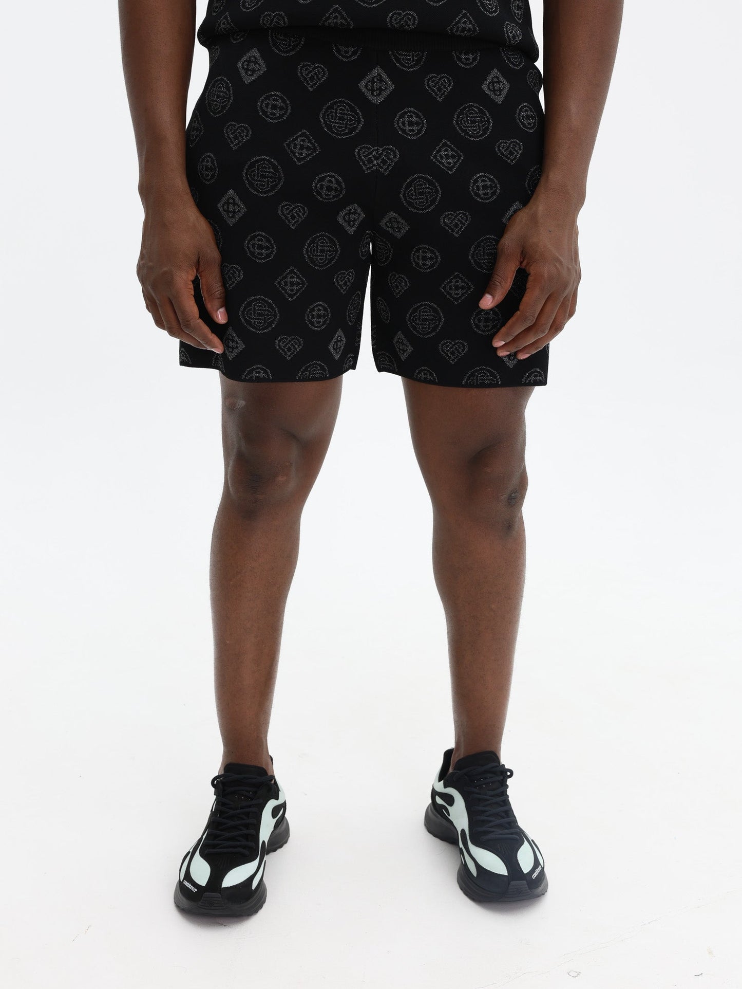 Casablanca Shorts City Jacquard Black