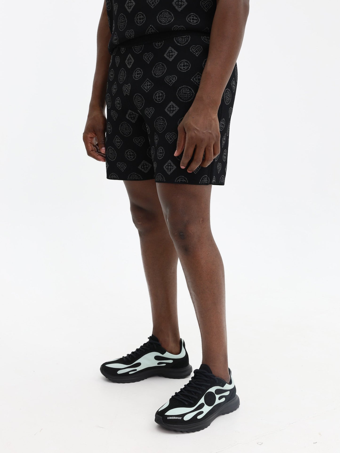 Casablanca Shorts City Jacquard Black