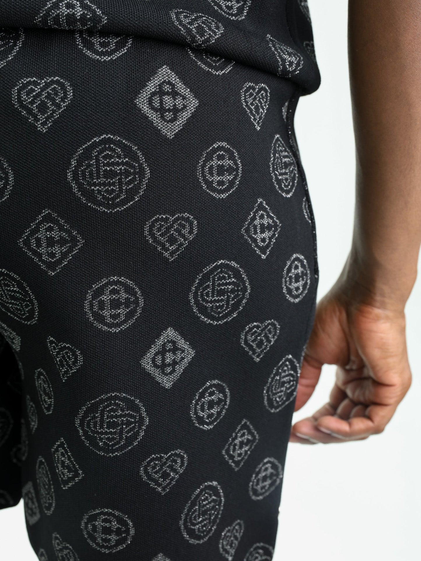 Casablanca Shorts City Jacquard Black