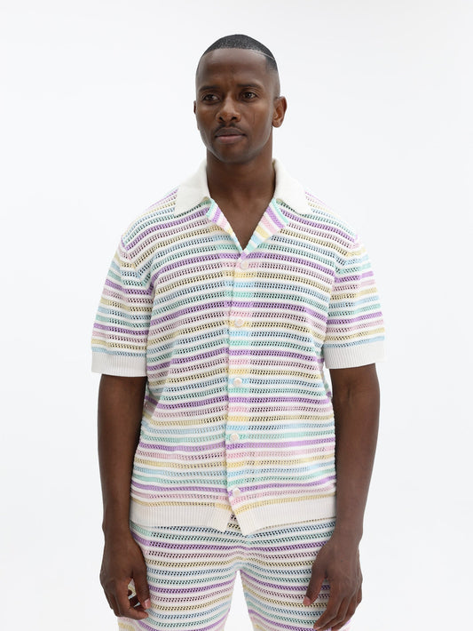Casablanca Golfer Flower Crochet Multi