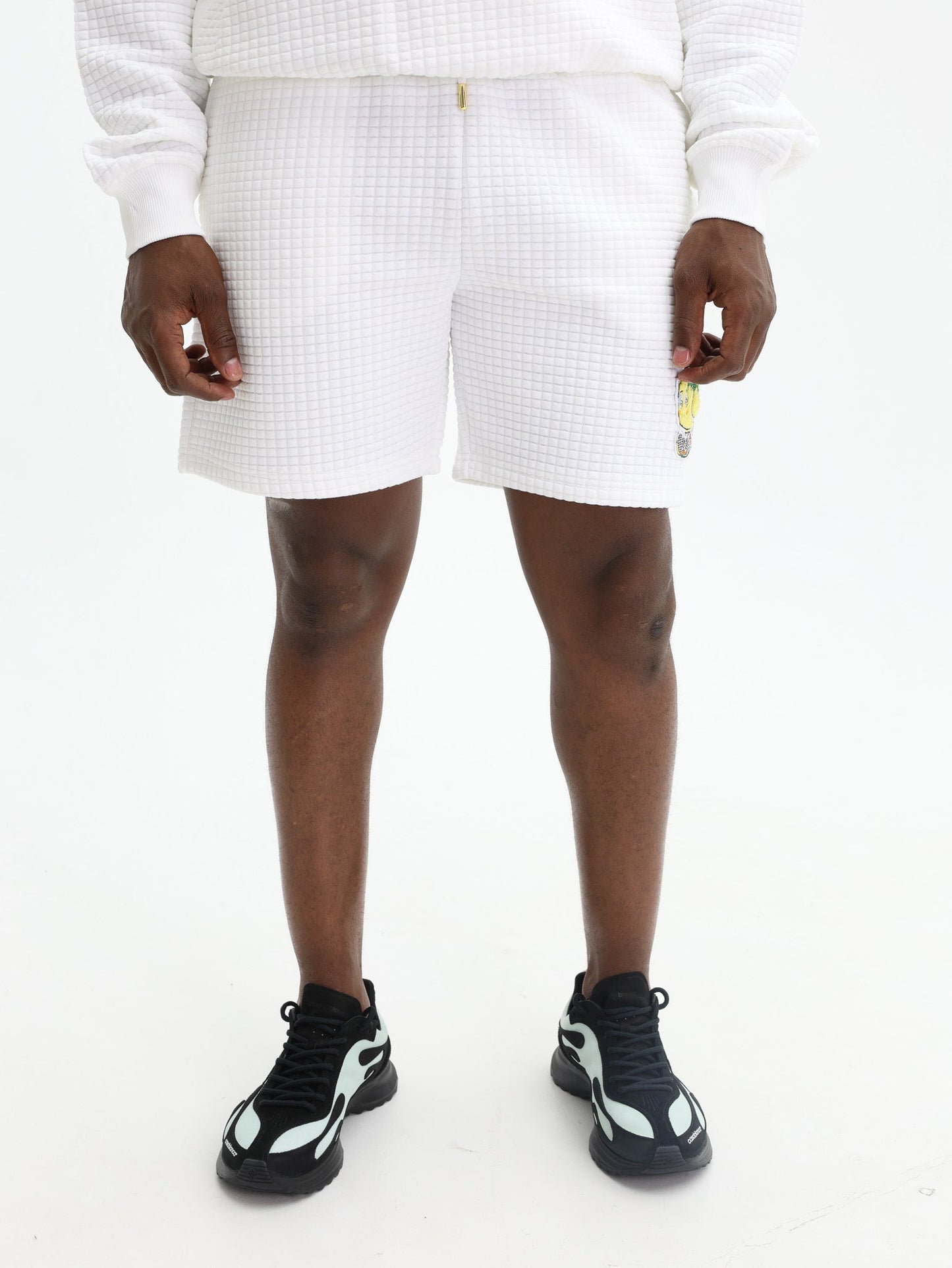 Casablanca Shorts Grid White