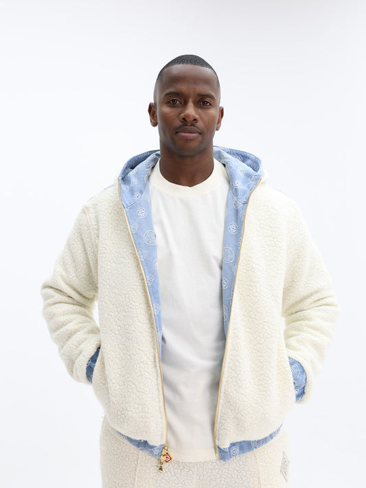 Casablanca Jacket Denim Reversible Bleached