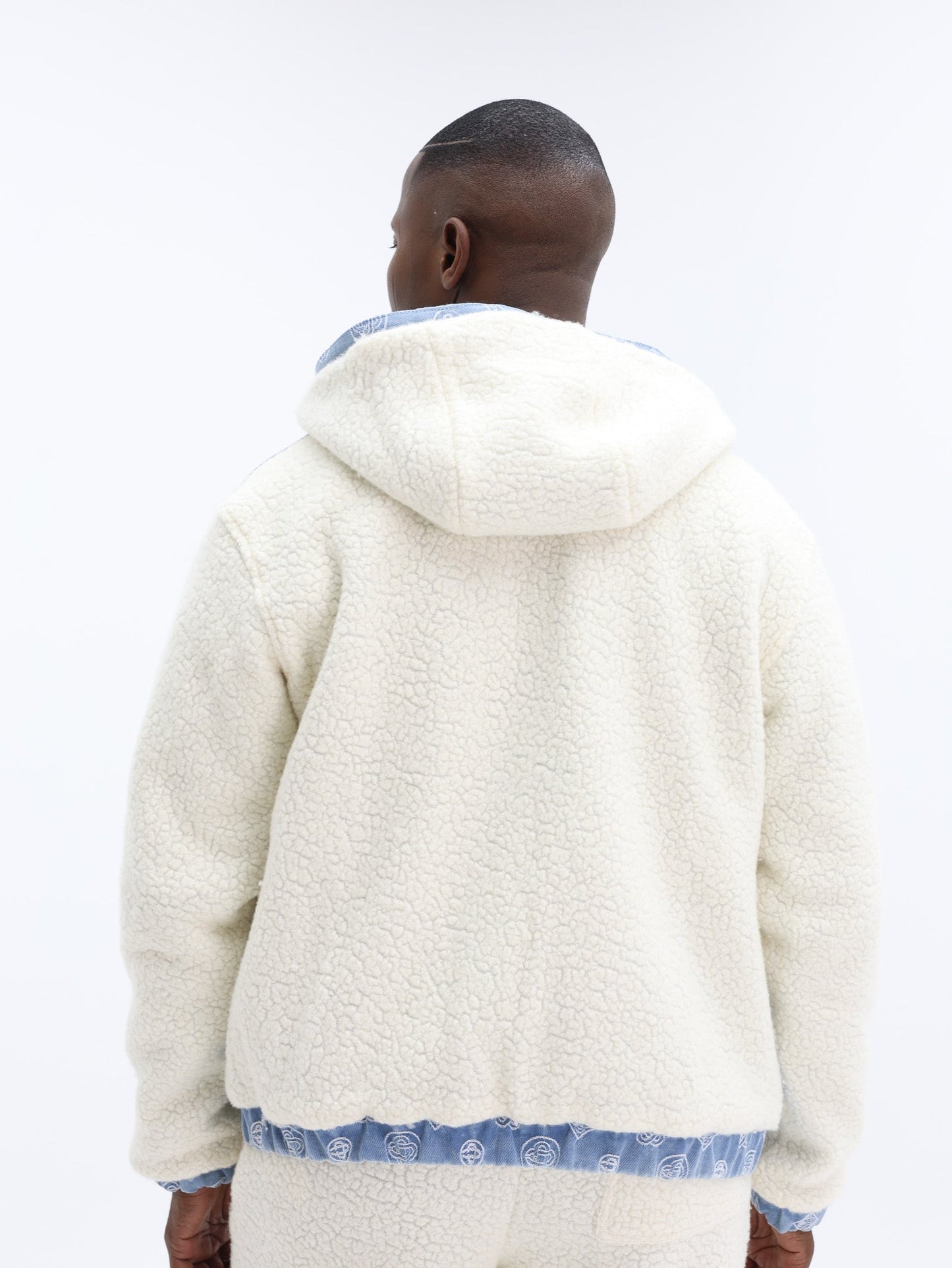 Casablanca Jacket Denim Reversible Bleached