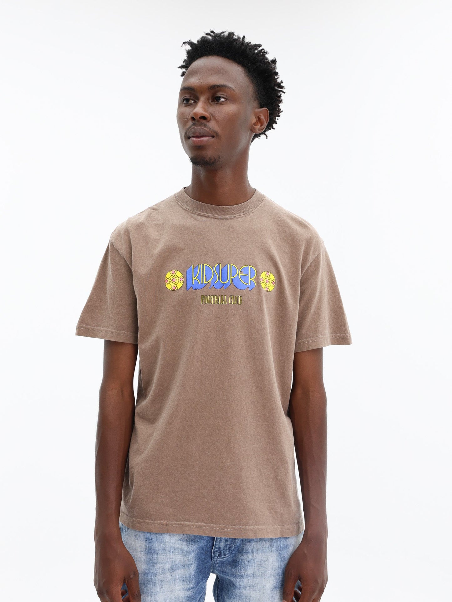 Kidsuper T-Shirt Football Club  Brown