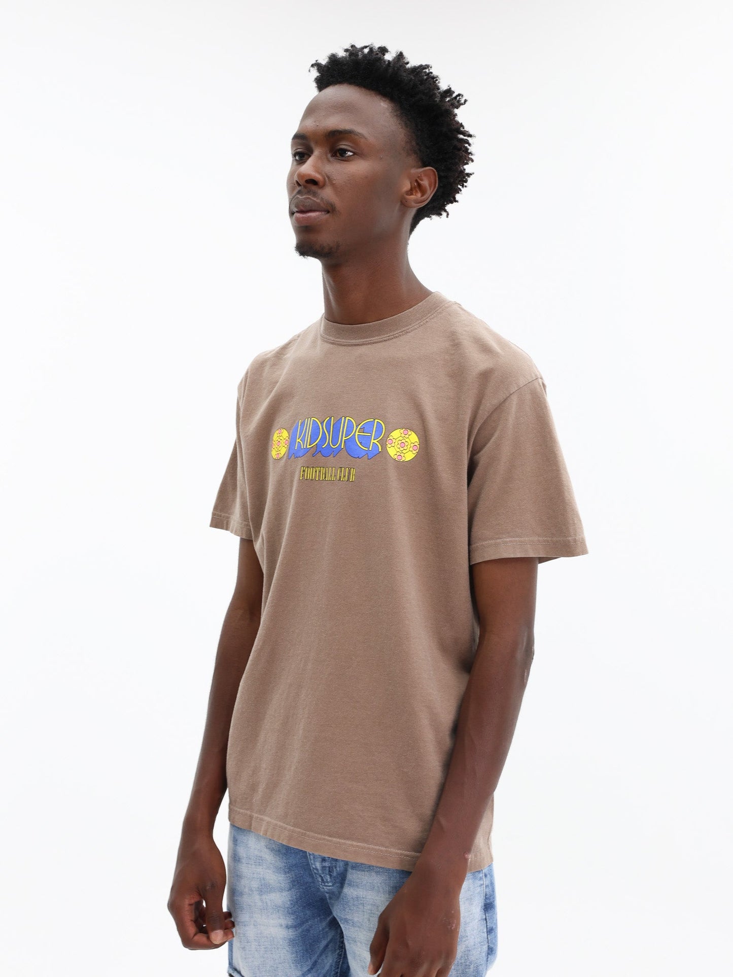 Kidsuper T-Shirt Football Club  Brown