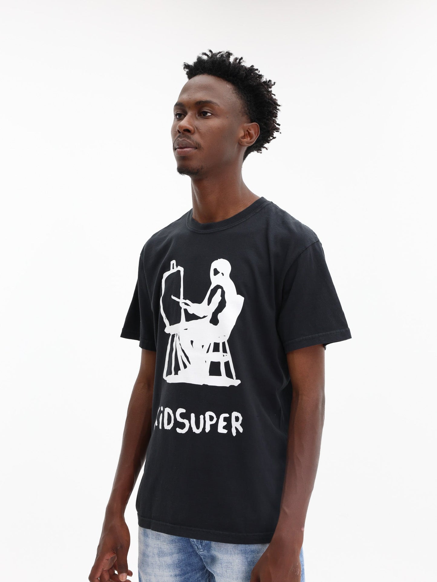 Kidsuper T-Shirt  Graphic Painter Black