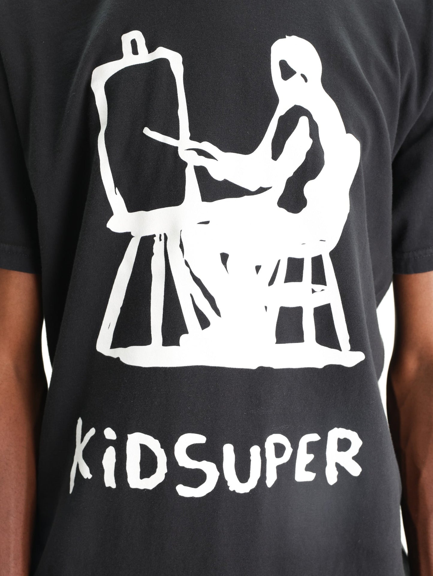 Kidsuper T-Shirt  Graphic Painter Black