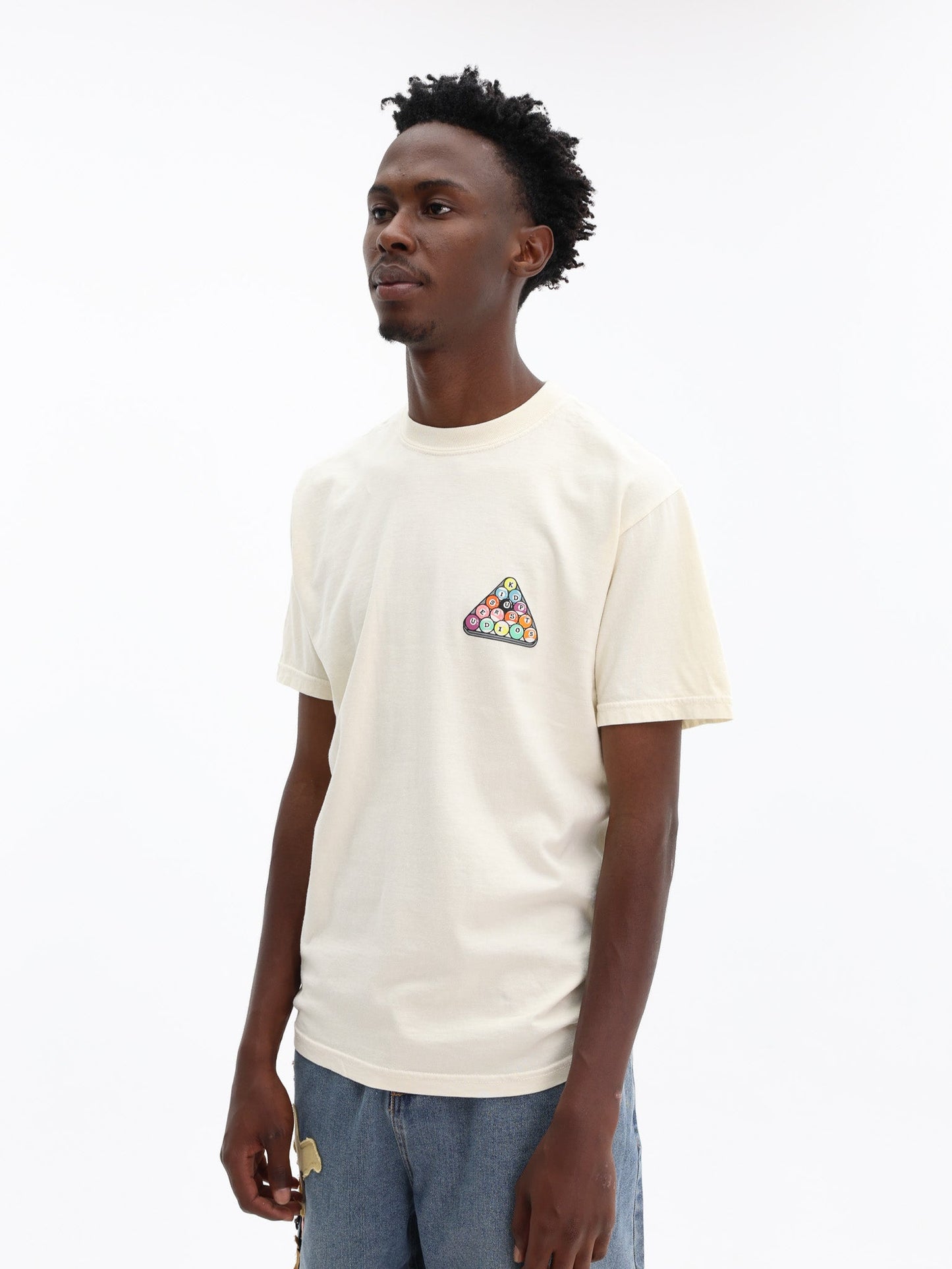 Kidsuper T-Shirt  Billards  Cream