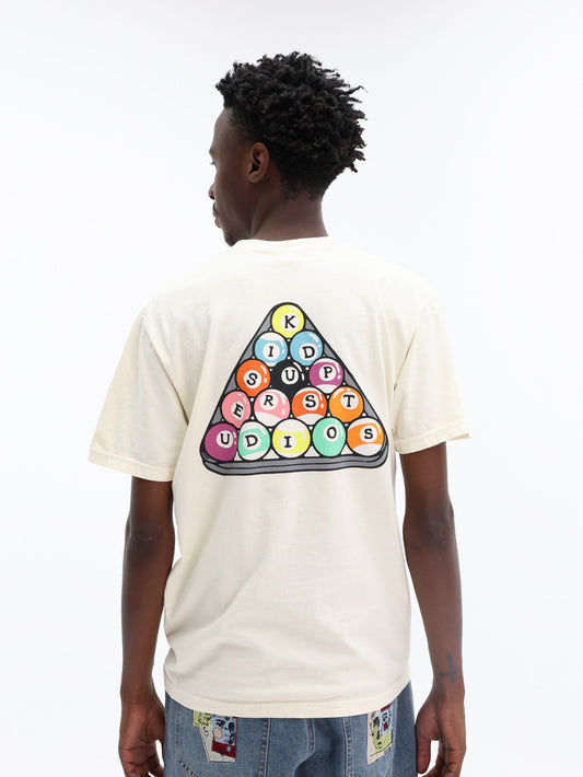 Kidsuper T-Shirt  Billards  Cream