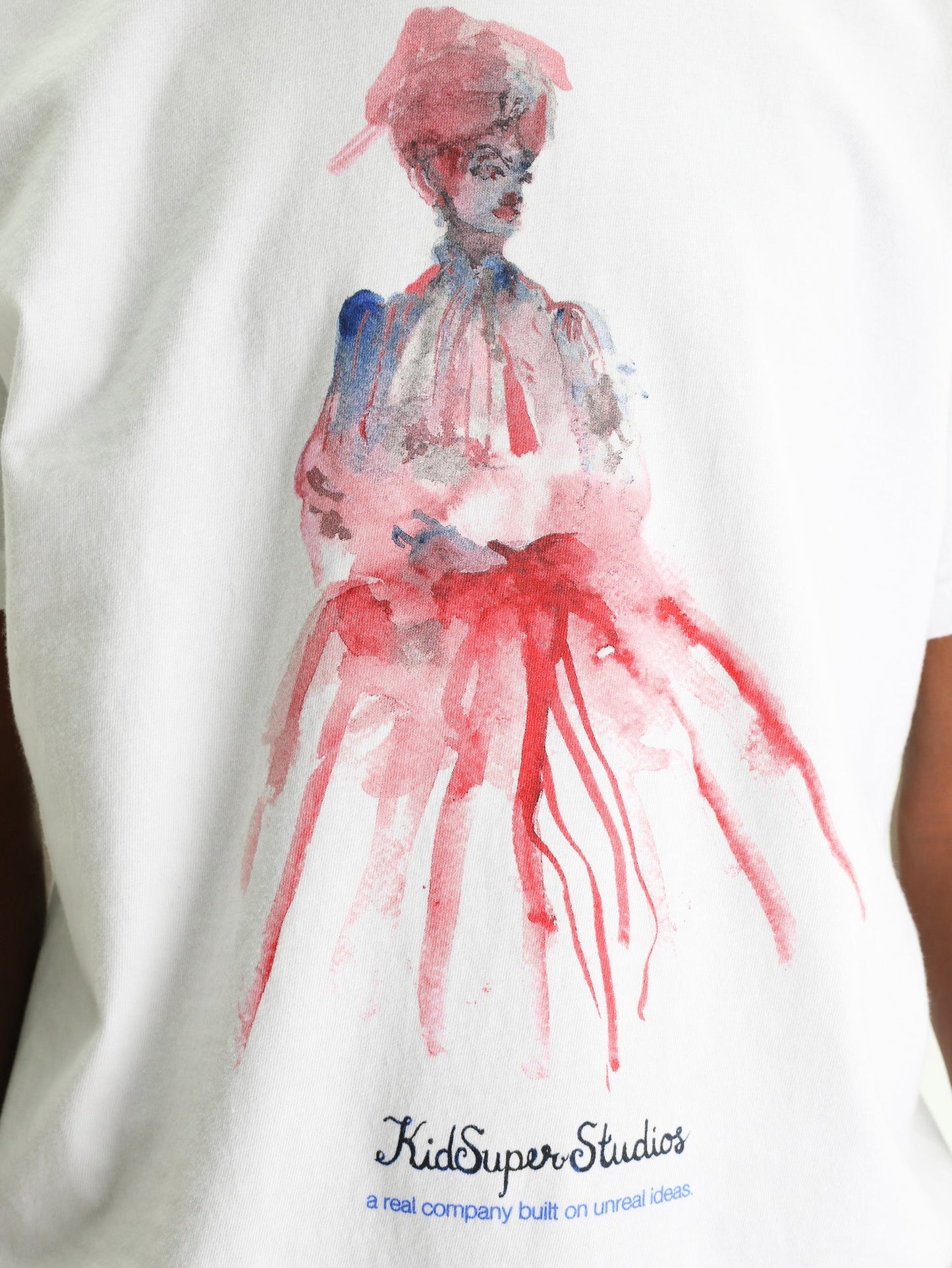 Kidsuper T-Shirt Painted Woman  White