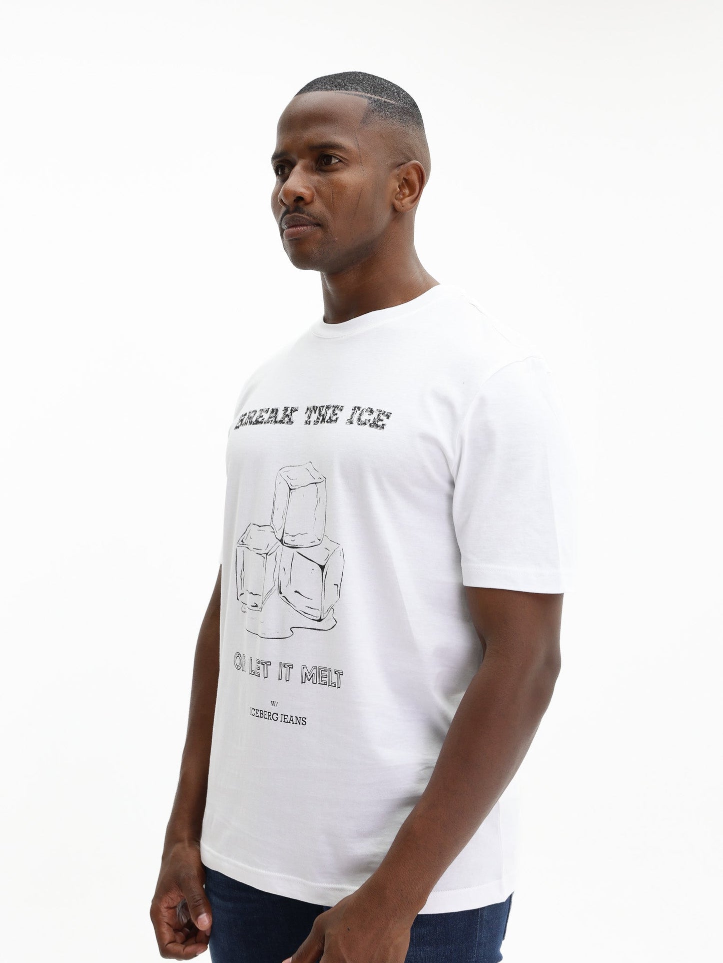 Iceberg T-Shirt Break The Ice White