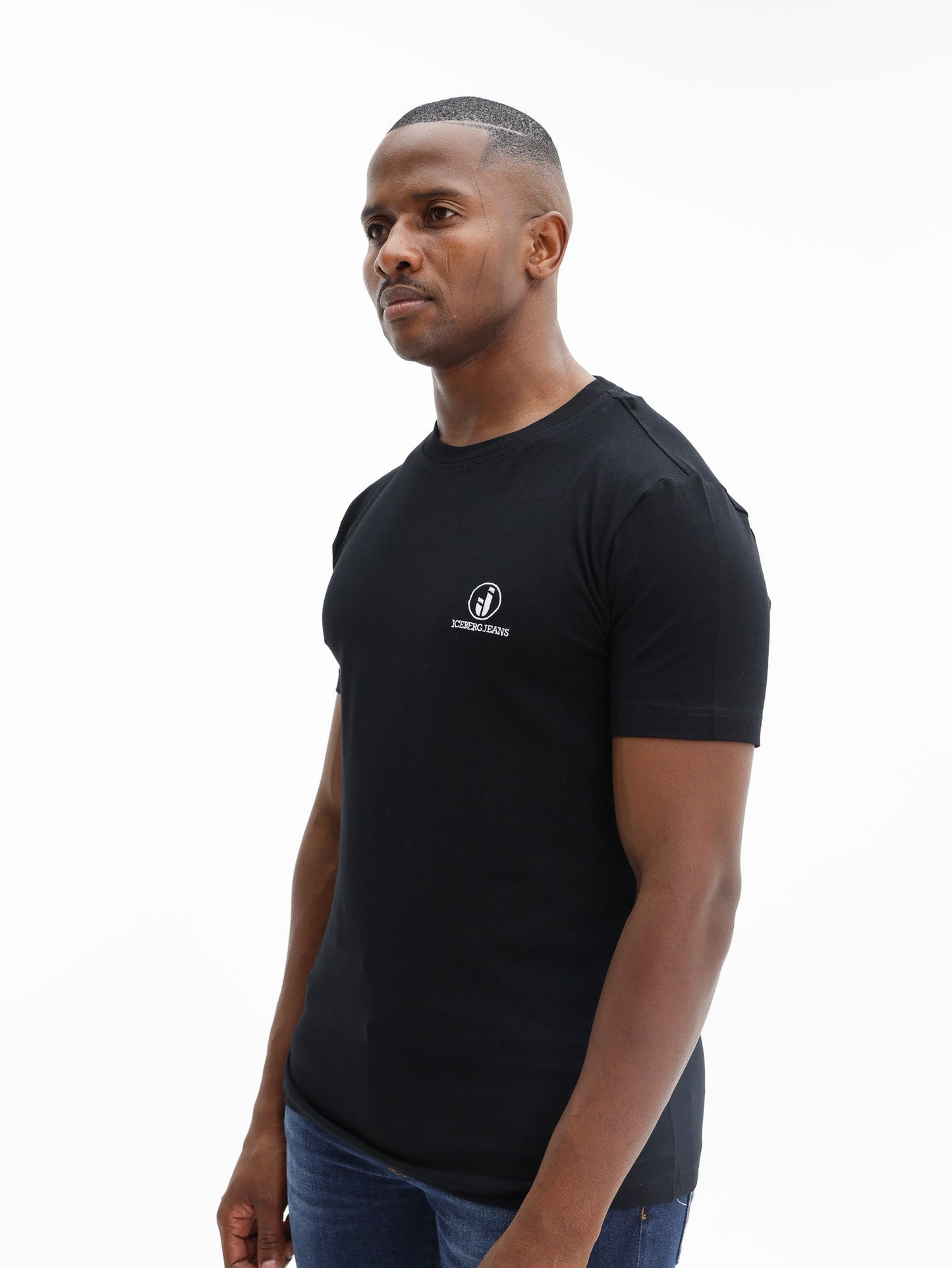 Iceberg T-Shirt Embro Iceberg Logo Black