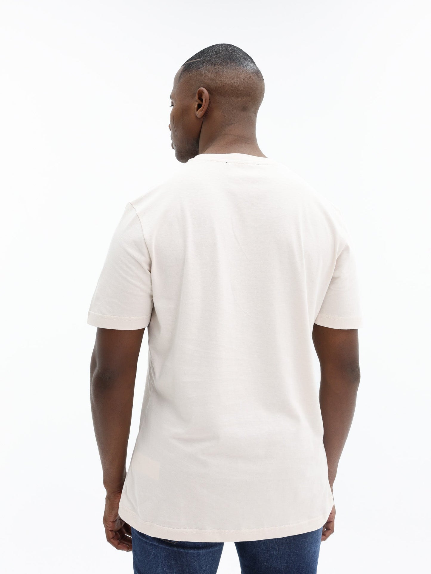 Iceberg T-Shirt 1986 Embroidery Logo Ivory