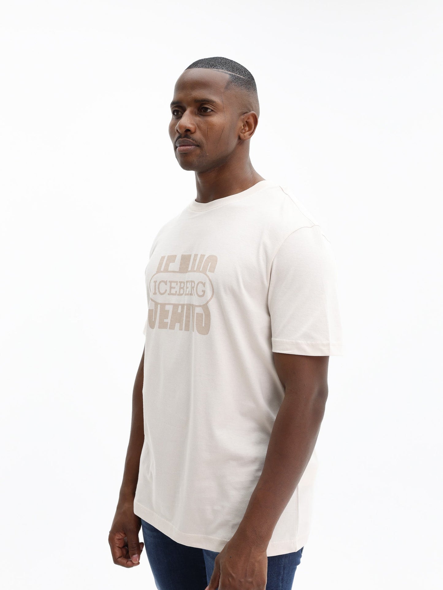 Iceberg T-Shirt Regular Fit Ivory