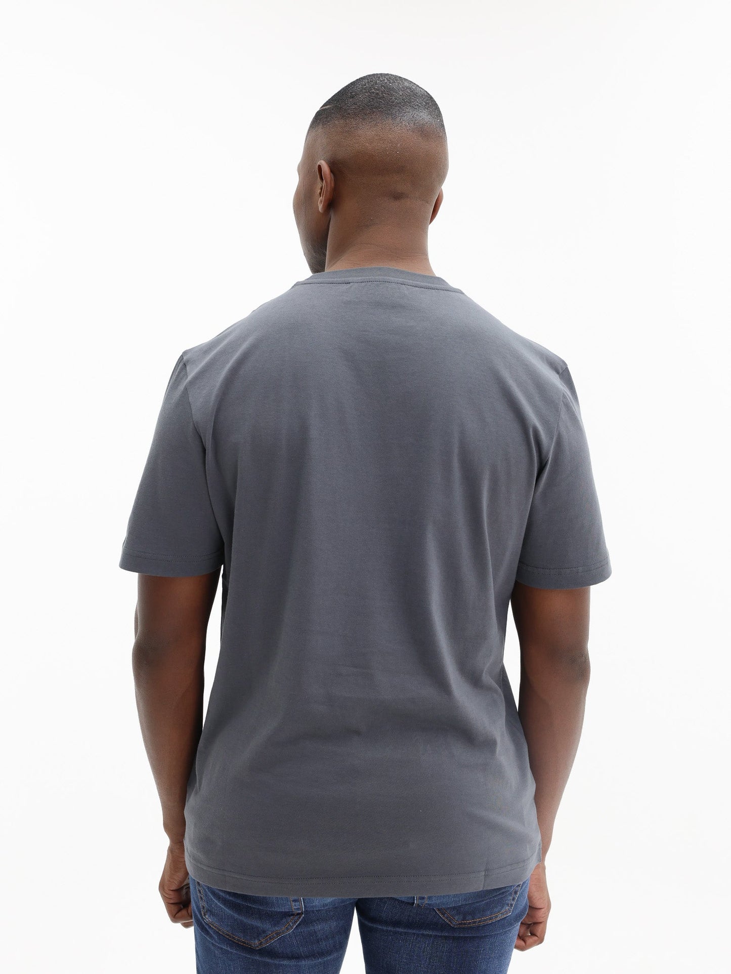 Iceberg T-Shirt Embro Logo Double Decker Back Print Black