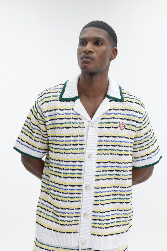 Casablanca Tuck Stitch Shirt Multi