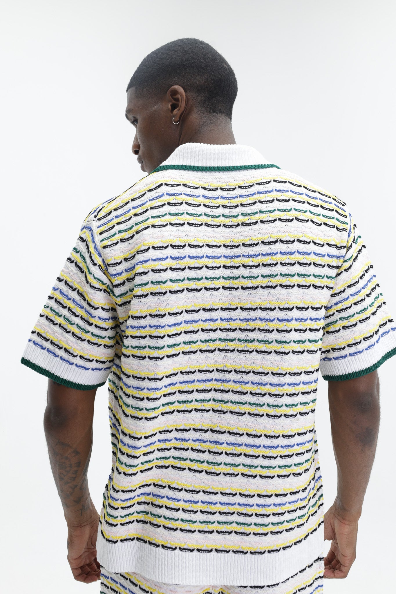 Casablanca Tuck Stitch Shirt Multi