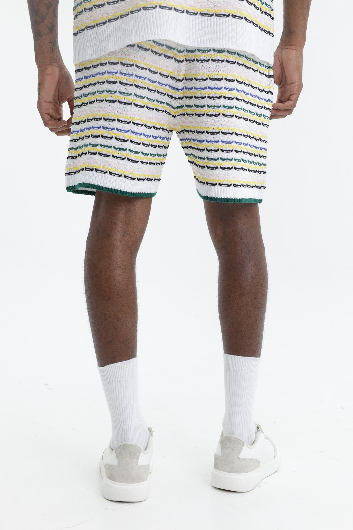 Casablanca Tuck Stitch Shorts Multi