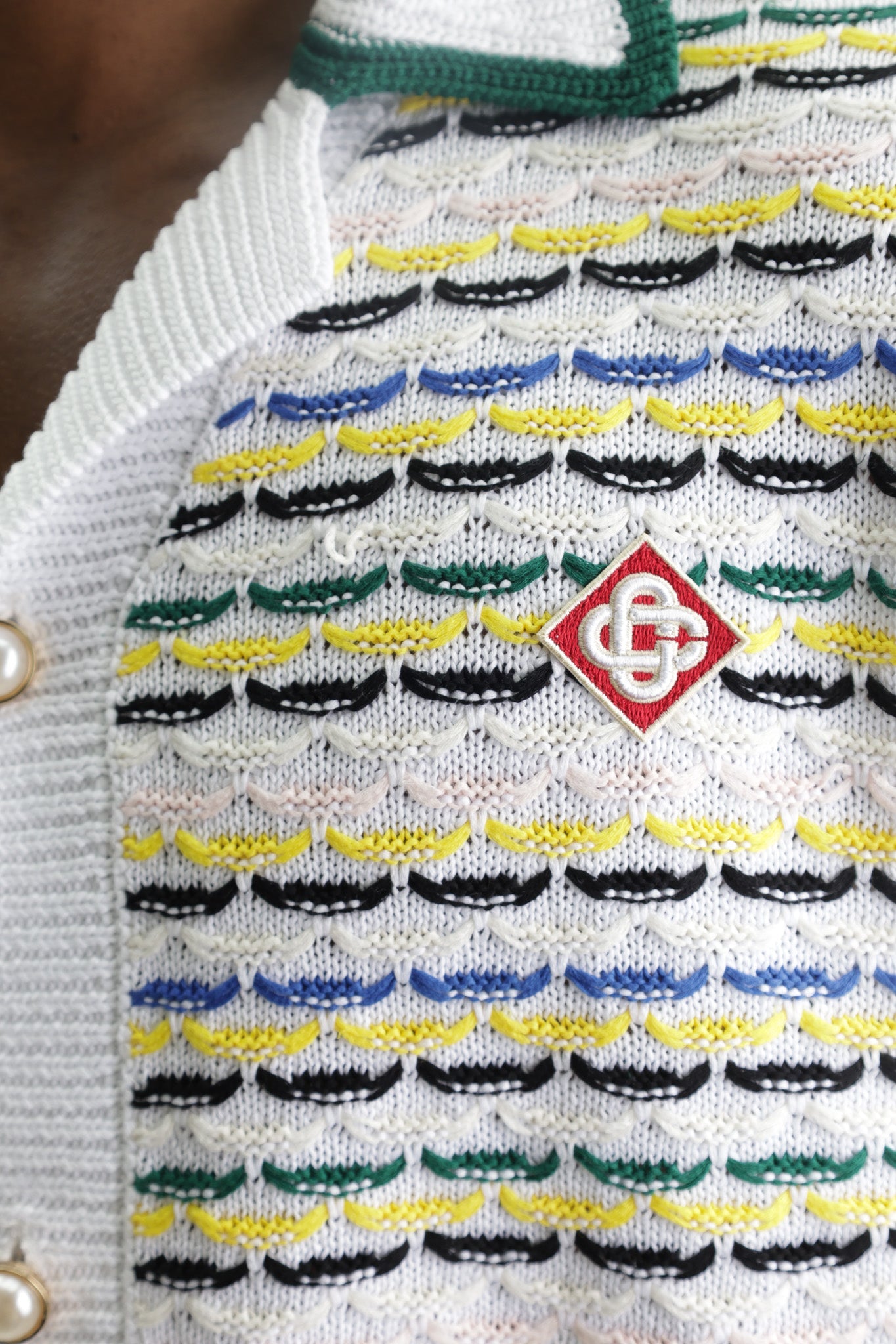 Casablanca Tuck Stitch Shirt Multi