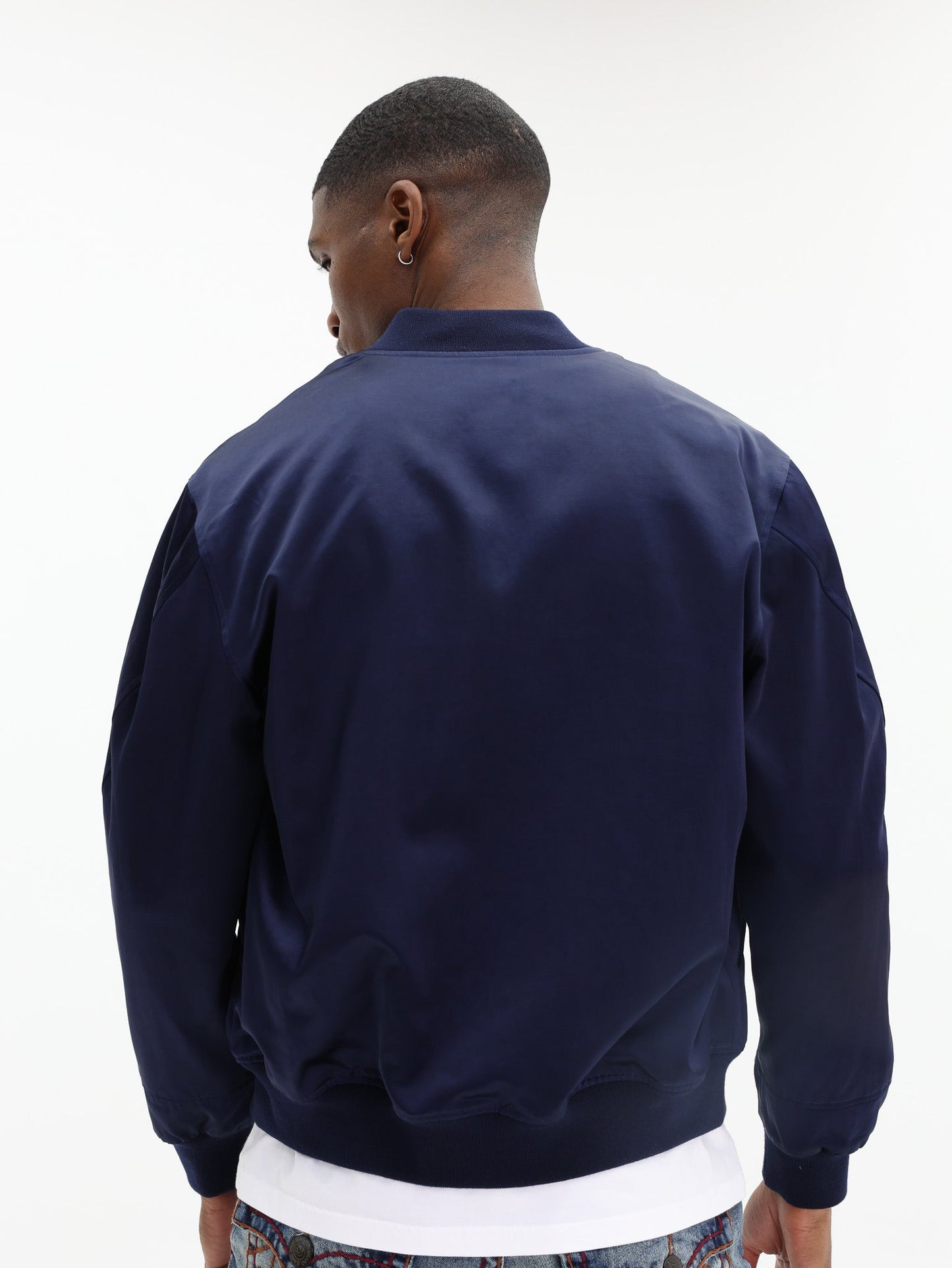 Givenchy Jacket Bomber Logo Navy