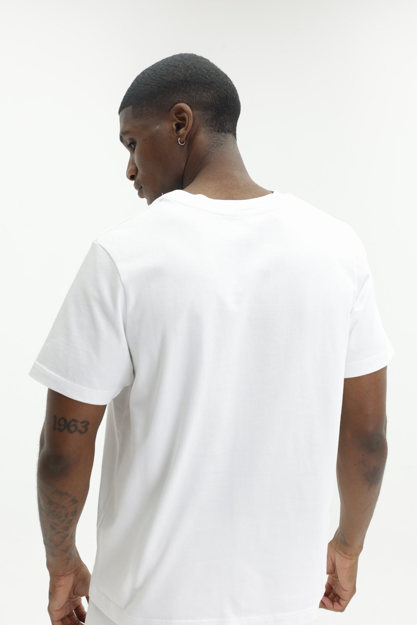 Casablanca Volcano Printed Classic T-Shirt White